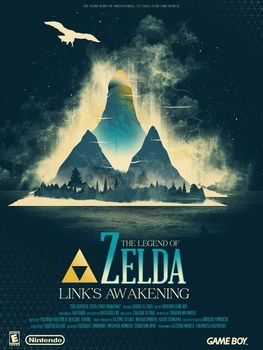 Odkaz do Minulosti Legend of Zelda Video Hry, Retro Plagátu Plátno na Maľovanie DIY Samolepky na Stenu Umenie Domov Bar Plagáty Dekor Darček