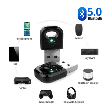 5.0 Bluetooth Adaptér Usb Bluetooth Vysielač pre Pc Počítač Receptor Prenosné Slúchadlá Audio Modul Auto Prijímač Bluetooth