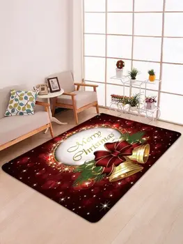Vianočné Santa Claus Anti-slip Kuchyňa Izba Rohože Dekor Koberec Koberec Nový Rok Dekor