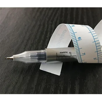 Určenie polohy Obočie Pokožky Marker Pero s Meracie Pravítka Tetovanie Microblading Maker pero Opatrenie Nástroj