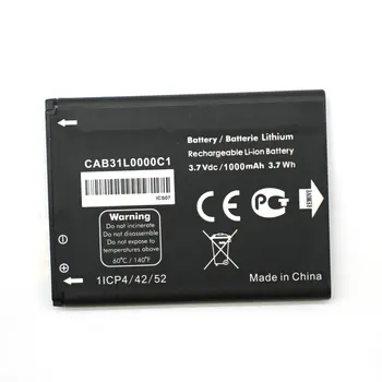 1PcsNew Pôvodné CAB31L0000C1 CAB31L0000C2 Batérie pre Alcatel i808 / TCL T66 A890 Mobilný Telefón + Trať Kód
