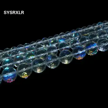 Veľkoobchod Tvárou Rakúsko Crystal Syntéza Lesk Kameň Voľné Korálky Pre Šperky, Takže DIY Náramok, Náhrdelník 6 8 10 12 MM