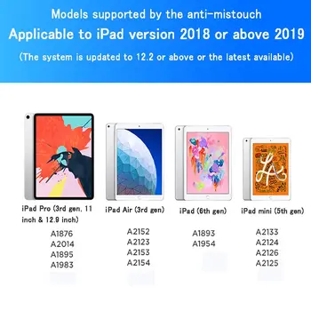 Pre iPad Ceruzka S Palm Odmietnutie Aktívne Stylus Pen Pre Apple Ceruzka 2 1 iPad Pro 11 12.9 2018 2019 2020 Vzduchu 4 6. - 7. 애플펜슬