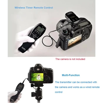 YouPro YP-870 N3 2.4 G Bezdrôtové Diaľkové Ovládanie LCD Časovač Uzávierky Vydania Vysielač, Prijímač 32 Kanálov pre Canon ZRKADLOVKY