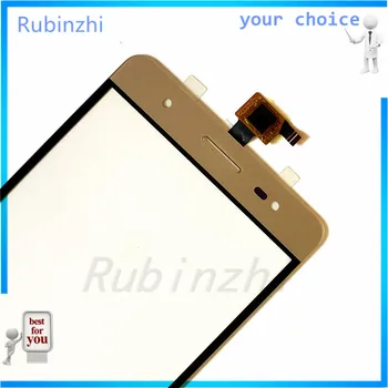 RUBINZHI Mobilného telefónu dotykový panel Pre Senseit E500 dotykový displej digitalizátorom. predné sklo náhradné dotyková obrazovka dotykový senzor+pásky