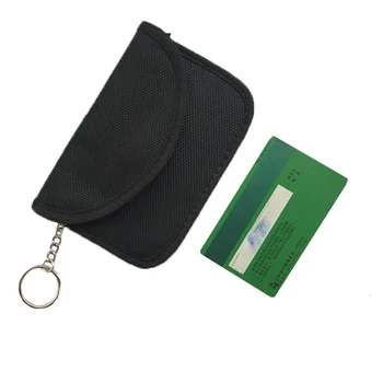Faraday Auto Tlačidlo RFID Okien Tašky FOB Signál Ochranné Puzdro Vytiahnuť Krúžok Taška ID Karty Skladovanie Taška Ochrany Osobných údajov BAG1008