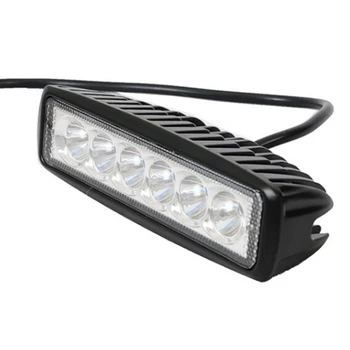 2 Ks 18W 6000K LED Pracovné Svetlo Bar Jazdy Lampa Hmlové Svetlá pre Off-Road SUV Auto, Loď Truck shop Auto Príslušenstvo Dropshipping
