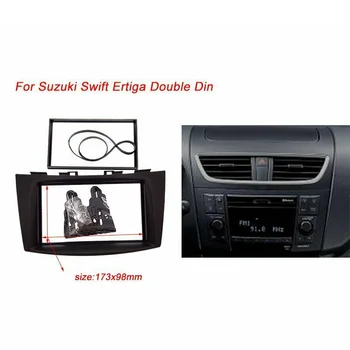 Pre Suzuki Swift rokov 2011-2016 2Din Audio Panel DVD Navigačný Panel Rám Auta Fascias Stereo Rádio Panel