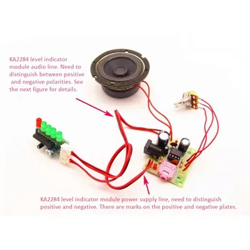 5W Mini Elektronické Transparentné Speaker Box DIY Kit Zosilňovače Zvuku Hudobné Audio