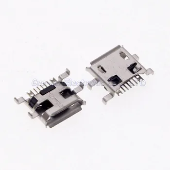 50pcs Micro 7P USB Konektor Konektor micro usb female zásuvka Pre huawei zte atď Potopenie 0.72 mm