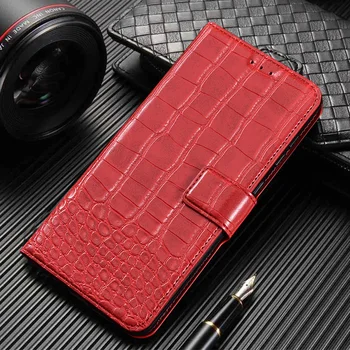 Prípade Flip Luxus pre Vivo X30 Pro Kryt pre Vivo X30 Peňaženky Krokodíla textúry Kože Knihy Telefón Coque