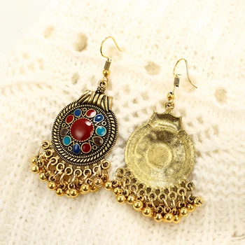 Nové Drop Visieť Náušnice Pre Ženy 2020 Módne Šperky Vyrábané Ručne Korálky Smalt Vintage Boho Etnických Earings Brincos