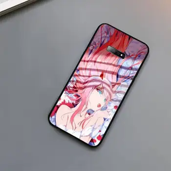 Nula Dva Miláčik v FranXX Anime Telefón Prípade Tvrdeného skla Pre Samsung S6 S7 okraji S8 S9 S10 e plus note8 9 10 pro