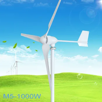 1000 w Veterných Turbín súpravy spolu s IP 1kw regulátor nabíjania nízky štart veternej energie generátor