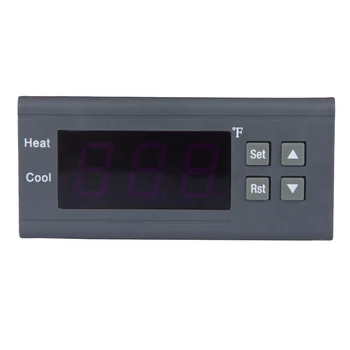 10A 110V Digitálny Regulátor Teploty, Termočlánok tepelný regulátor teploty rozchod s Snímača -58~194 Fahrenheita