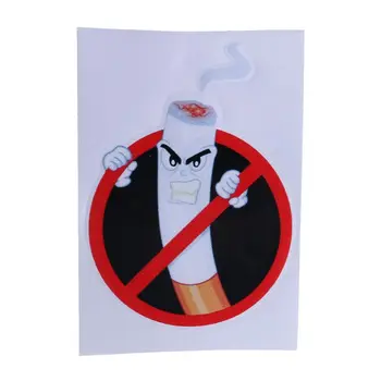 Nie, Fajčenie Prihlásiť Art Decor Samolepku Nebezpečenstvo, Auto Nálepky, PVC Angry Cigariet Zadok Zábavné zákaz Fajčenia Upozornenie Odtlačkový