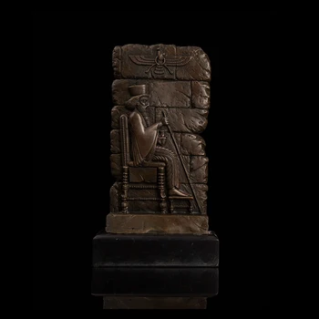 ArtsHom DS-375 Domáce Dekorácie Abstraktné Bronz Náboženstvo Socha Figúrka Bronzový Kov Umenie Zoroastrianizmus Socha Na Zber