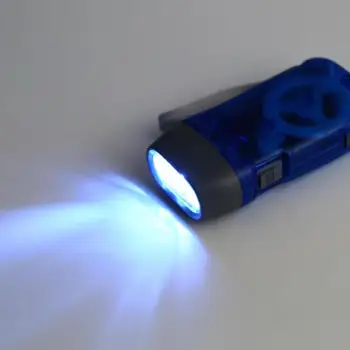 Vonkajšie Mini Baterka Strane-naštartovaní výrobu Elektriny Núdzové Prenosné LED Svetlo Nikdy Stratiť Moc Prenosné Camping Flash