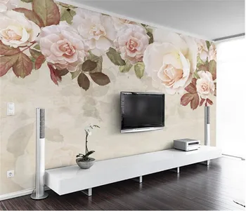 Kvetinové Tapety nástenná maľba HD Veľké Veľkosti nástennú maľbu na Stenách 3D TV Spálňa Tapety na Steny Domov Dekoratívne Vlastné Akejkoľvek Veľkosti