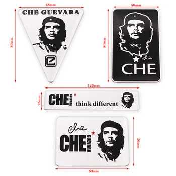 Móda 3D Auto Styling CHE Guevara Odznak Znak nálepky kovové škrabance kryt auto dekorácie osobnosti tvorivý