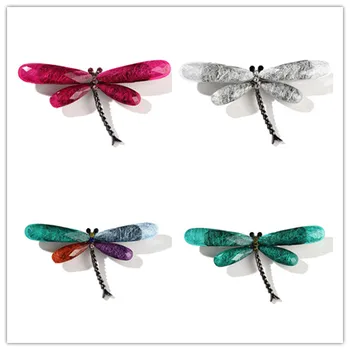 1pc Dragonfly Brošňa Pre Dievča Ženy Multicolor Zvierat, Hmyzu, Živice Brošňa Kolíky Módne Šperky