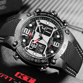 2018 značky sport Chronograf quartz hodinky mužov darček elektronické Svetelné sledovať vojenské hodiny hombre reloj relogio masculino