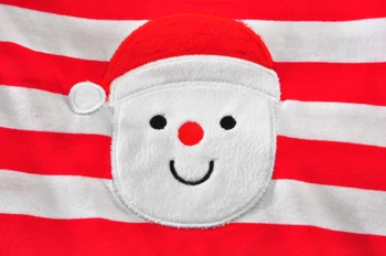Zimné Baby Girl Romper Módy Nové Santa Claus Chlapec Dievča Detské Oblečenie Romper 2017 Dlhé rukávy Prúžok Vianočné Dieťa Jumpsuit