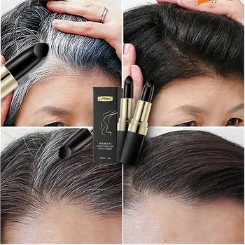 Jedno-Time Farba Vlasov Pero Farbenie Vlasov Stick Okamžité Šedá Root Pokrytí Farba Vlasov Upraviť Krém Dočasné Zakrytie Až Biele Vlasy Nástroje