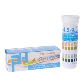 150 Pásy Fľaškové PH Test Papier Rozsah PH 4.5-9.0 Pre Moču & Sliny Indikátor