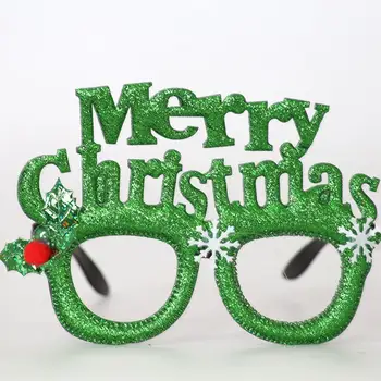 Taoup Veselé Vianoce Okuliare Navidad Ozdoby, Vianočné Dekorácie pre Domov Santa Claus Snehuliak Noel 2018 Natal Vianočné Darčeky