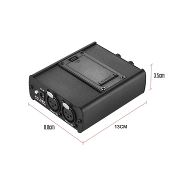 Osobné In-Ear Slúchadlá Monitor Zosilňovač s XLR Vstupy, 3,5 mm Výstup o Rozhranie