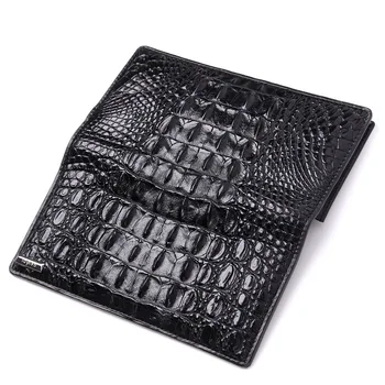 Luxusné peňaženky, pánske dlhý krokodíl kožené peňaženky 2019 nové pánske účty zložky multi-card zvislé kožené peňaženky doprava zadarmo