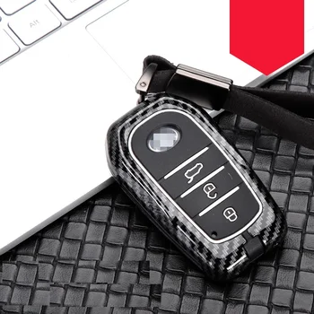 Oxid Zliatiny+Silikónové Kľúča Vozidla Prípade Toyota Camry Highlander Prado Koruny Prius Keychain Taška Smart Remote Fob Auto Príslušenstvo