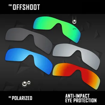 OOWLIT 5 Kusov Polarizované slnečné Okuliare Náhradné Šošovky pre Oakley Odnož OO9190-Black & Silver & Blue & Red & Smaragdovo Zelená