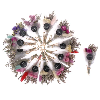 Suchý Kvet Mini Kyticu Umelých Crystal Tráva Na svätého Valentína Darček Decor DIY Dievčatá Sušené Kvety, Fotografie Prop kórejského