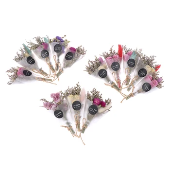 Suchý Kvet Mini Kyticu Umelých Crystal Tráva Na svätého Valentína Darček Decor DIY Dievčatá Sušené Kvety, Fotografie Prop kórejského