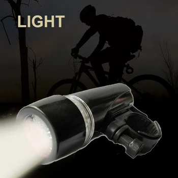 5 Led Power Beam Predné Vedúci Svetlo na Bicykel predné svetlo Baterky Varovanie Lampa SEC88