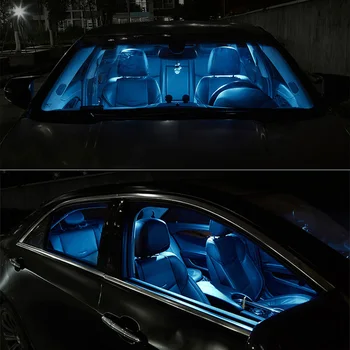 Pre 1998-2012 Mitsubishi Eclipse Biele Auto Príslušenstvo Canbus bez Chýb Interiérové LED Svetlo Svetla na Čítanie Súprava Mapu Dome Licencie