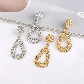 Nové Módne Vyhlásenie Náušnice 2019 Veľké Geometrické Náušnice Pre Ženy Visí Visieť Náušnice Kvapka Earing Moderné Šperky