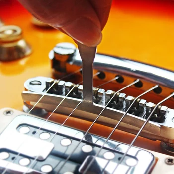 Gitara Luthier Meracie Nástroje Kit Set String Akcie Pravítko, 9 Understring Polomer Meradlo pre Gitaru Opravy