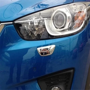 WELKINRY auto auto kryt pre Mazda CX-5 KE 2016 ABS chrome predné vedúci svetlo lampy umývanie čistejšie voda sprej krytka výbava