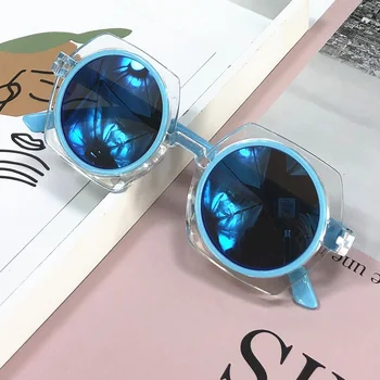Slnečné okuliare pre Deti, Dievčatá, Chlapcov Nepravidelného tvaru Anti-UV slnečné Okuliare na Strane Fotografie Vonkajšie Pláže