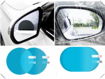 Anti Fog Auto Zrkadlo Okno Spätné Ochranný Film Nepremokavé Rainproof Na Mercedes Benz GLC63 GLA45 GLA G650 E63