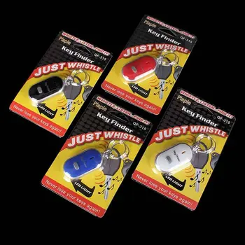 Key Finder Anti-stratil Inteligentný Kľúč S LED Baterkou Whistle Key Finder Blikajúce Pípanie Kľúče Tracker Locator Príslušenstvo