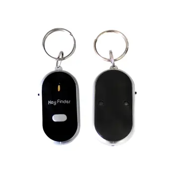 Key Finder Anti-stratil Inteligentný Kľúč S LED Baterkou Whistle Key Finder Blikajúce Pípanie Kľúče Tracker Locator Príslušenstvo