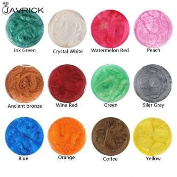 24 Farby Sľudy Minerálny Prášok Epoxidové Živice Pigment Pearlescent Pigment Prírodné Sľudy Farbivo Mydlo Make-Up, Šperky, Takže