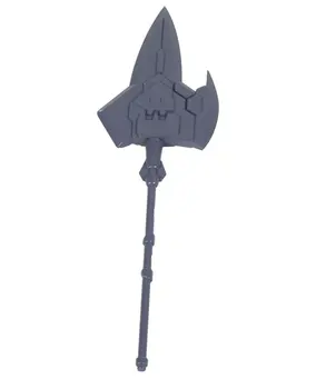 Kovové Zbraň Tomahawk AX Strieborná / šedá / čierna farba pre Bandai TV 1/100 MG Tallgeese Gundam*