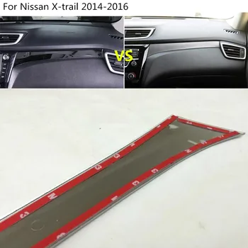 Auto Styling Vnútorný Kryt Výbava Uprostred Konzolu, Ovládací Panel Panel Na Nissan X-Trail Xtrail T32/Rogue 2016