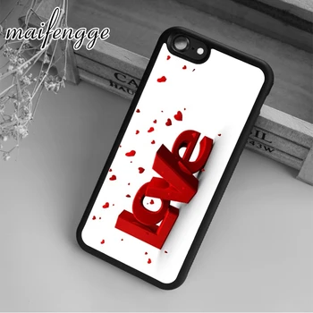Maifengge Láska Srdce Červené Romantika puzdro Pre iPhone 5 6 6 7 8 plus X XR XS max 11 12 Pro Samsung Galaxy S7edge S8 S9 S10