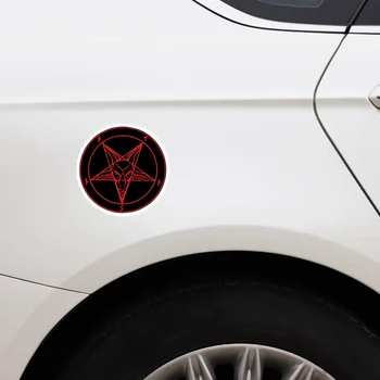 10.2 CM*10.2 CM Satan Diabol Démon Zla Pekla, Auto Nálepky, Reflexné Zábavné Odtlačkový PVC nálepky.